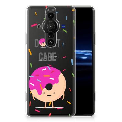 Sony Xperia Pro-I | Siliconen Case | Donut Roze