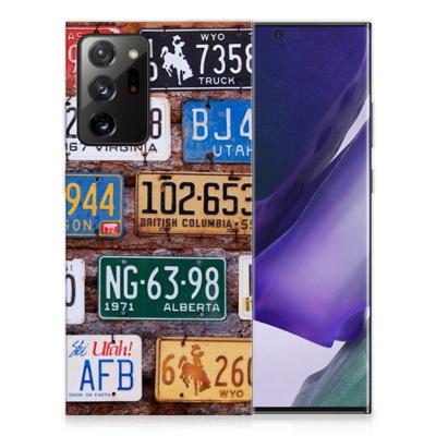Samsung Galaxy Note20 Ultra | Siliconen hoesje | met foto Kentekenplaten Samsung Galaxy Note20 Ultra | Siliconen hoesje | met foto Kentekenplaten