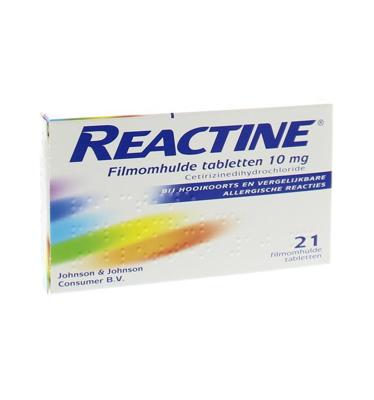 Reactine Cetirizine 10mg Tabletten 21st Reactine Cetirizine 10mg Tabletten 21st