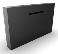 Cascadi Aluminium Watervalelement naast vijver 1250 x 250 x 1600 mm Geroba - Geroba - thumbnail