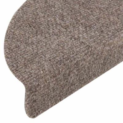 Trapmatten zelfklevend 15 st 65x21x4 cm naaldvilt crmekleurig