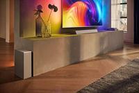 Philips B8505/10 SoundBar met Draadloze Subwoofer (2.1-Kanaals, Bluetooth, 240 W, Dolby Atmos, HDMI eARC, Compatibel met DTS Play-Fi, Spraakassistenten, Laag Design) Zilver - 2020/2021 Model - thumbnail