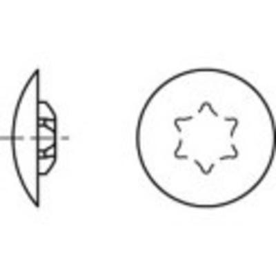 TOOLCRAFT Afdekkappen Kunststof TO-5454957 1000 stuk(s)