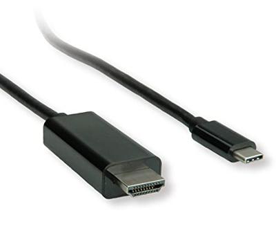Roline 11.04.5842 USB-C-displaykabel USB-C / HDMI Adapterkabel USB-C stekker, HDMI-A-stekker 2.00 m Zwart Roline 11.04.5842 USB-C-displaykabel USB-C / HDMI Adapterkabel USB-C stekker, HDMI-A-stekker 2.00 m Zwart