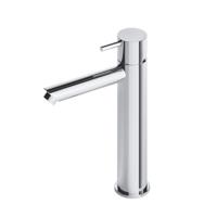 Hotbath Cobber middelhoge wastafelmengkraan met rechte uitloop zonder waste chroom CB003MSCR - thumbnail