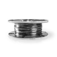 Nedis CABR1508BK1000 Microfoonkabel 2x 0,08 Mm2 100 M Op Rol Zwart - thumbnail