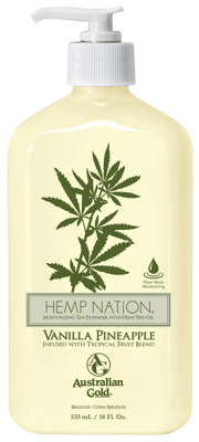 Australian Gold - Hemp Nation Vanilla Pineapple Tan Extender Body Lotion 535 ml