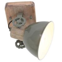 Steinhauer Retro wandlampGearwood retro groen met houtbruin - 7968G - thumbnail