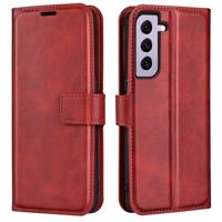 Lunso - Samsung Galaxy S23 - cover bookcase hoes - Rood - thumbnail