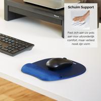 Fellowes muismat met polssteun Memory Foam saffier - thumbnail