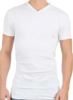 Heren T-shirt V-hals M3000, Extra Lang - thumbnail