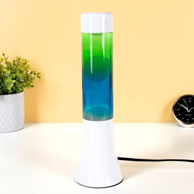 Mini lavalamp blauw en groen gradient