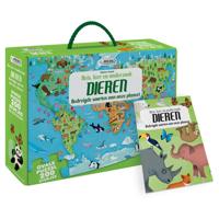 Rebo Publishers Boek en puzzel - dieren - thumbnail