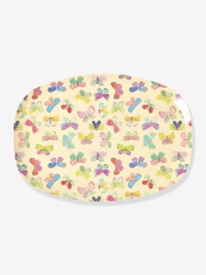 Rechthoekig melamine serveerbord BUTTERFLY rice beige
