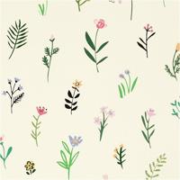 Creativ Company Inpakpapier, flora, b: 50 cm, 80 gr, 100 m/ 1 rol - thumbnail