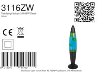 Steinhauer Zwarte lavalampVolcan kogel - 3116ZW - thumbnail