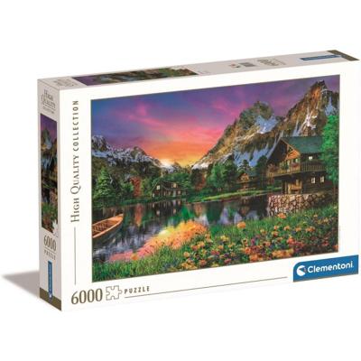 Clementoni puzzel alpine lake, 6000st.