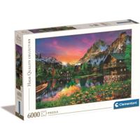 Clementoni puzzel alpine lake, 6000st. - thumbnail