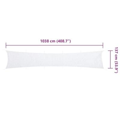 VidaXL Camouflagenet met opbergzak 1038x137 cm wit