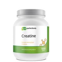 Creatine monohydraat poeder - Micronized ultrafine - Voor kracht & explosiviteit - Zuivere kwaliteit - 500g PerfectBody - thumbnail