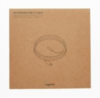 Kabel USB A naar USB C Logitech 939-001799 Zwart 10 m - thumbnail