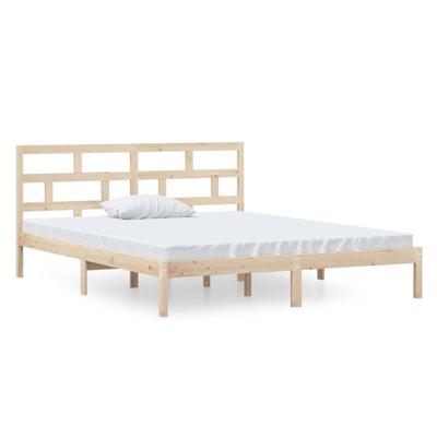 Bedframe massief hout 120x190 cm
