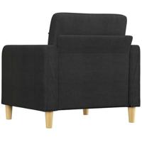 Fauteuil 60 cm stof zwart - thumbnail