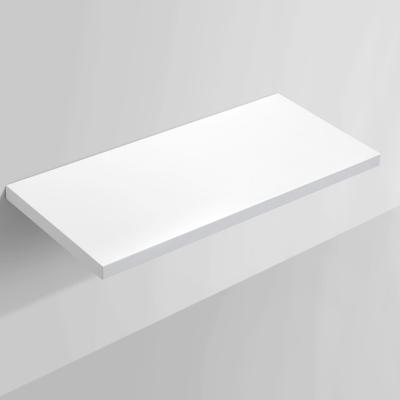 Wastafelblad Sanilux Mineraalmarmer krasbestendig 100x47x4cm Wit Wastafelblad Sanilux Mineraalmarmer krasbestendig 100x47x4cm Wit