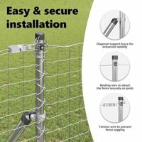 VidaXL Afrasteringspaal 7 pcs zilver staal - thumbnail