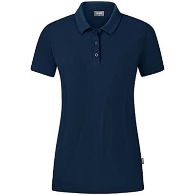 JAKO C6321D Polo Organic Stretch Dames - Marine - 46 JAKO C6321D Polo Organic Stretch Dames - Marine - 46