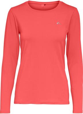 Only Play Clarissa lange mouwen Trainingsshirt koraal maat:s