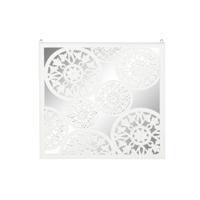 Wanddecoratie DKD Home Decor Spiegel Wit Hout MDF (90 x 1,5 x 90 cm) - thumbnail