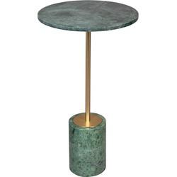Dutchbone Bijzettafel 'Gunnar' Marmer, kleur Groen Dutchbone Bijzettafel 'Gunnar' Marmer, kleur Groen
