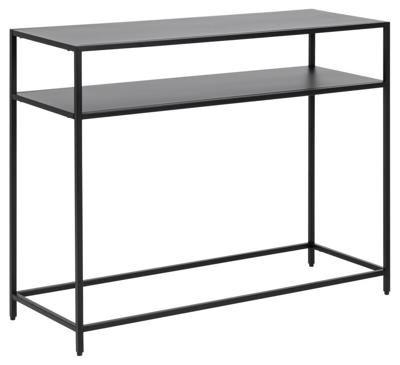 Bendt Sidetable 'Lua' metaal 100cm, kleur Zwart