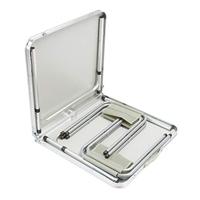 Camping zitgroep 5-delig Wit Aluminium Opvouwbaar - thumbnail