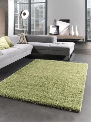 Hoogpolig vloerkleed shaggy Plus 965 5cm hoogte - Groen 200 x 290 cm Hoogpolig vloerkleed shaggy Plus 965 5cm hoogte - Groen 200 x 290 cm