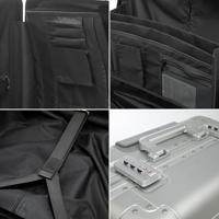 Alumaxx JU-45192 Aluminium Reistrolley GRAVITY + 4 Wielen 44x42x22.5 cm Zilver - thumbnail