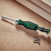 Bosch Groen Bitschroevendraaier en 12 bits - 1600A02BX2 - thumbnail