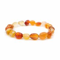 Edelsteen Armband Rode Agaat Trommelstenen - thumbnail