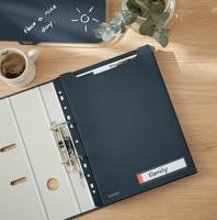 U-map leitz cosy harmonica a4 perforatie pp grijs - thumbnail