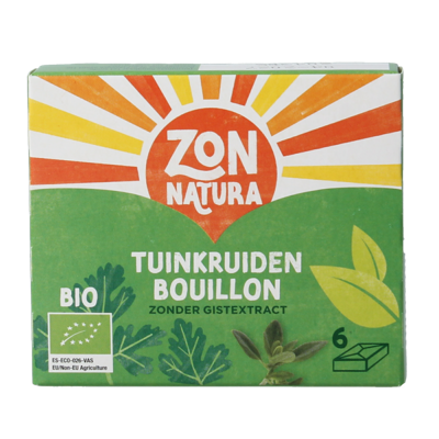 Zonnatura Fine herbstock bouillon zonder gist bio 66 Gram