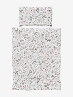 Deken + kussensloop pop van katoengaas beige