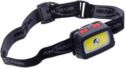 Ansmann HD200B Hoofdlamp LED werkt op batterijen 185 lm 15 h