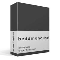 Beddinghouse Jersey-Lycra Topper Hoeslaken anthracite-70/80 x 200/220 cm - thumbnail