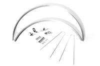 Pelago Aluminium Fenders 700C / 36mm Spatbord - Zilver - thumbnail