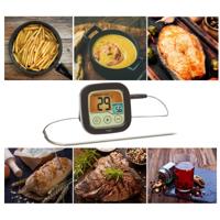 TFA Dostmann 14.1509.01 Barbecuethermometer Bewaking van kerntemperatuur, Met touchscreen, Kabelsensor Braden, Grillen - thumbnail