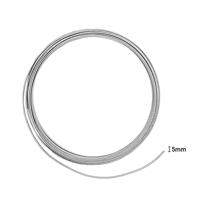 Vaessen Creative • aluminiumdraad embossed plat 5mmx1mmx5m silver - thumbnail