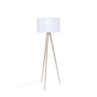 Zuiver Vloerlamp 'Tripod' 151cm, kleur Naturel/Wit - thumbnail