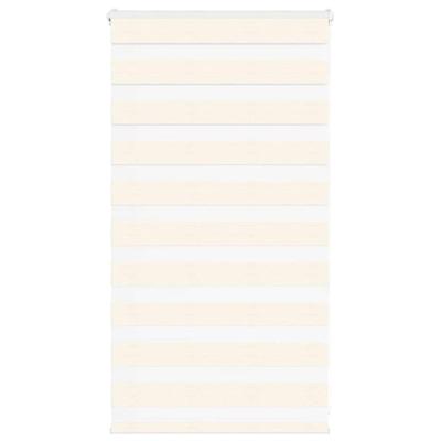 Zebra rolgordijn 90x100 cm stofbreedte 85,9 cm marmerbeige