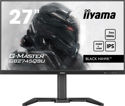 Iiyama G-Master Black Hawk GB2745QSU-B2 Gaming monitor Energielabel E (A - G) 68.6 cm (27 inch) 2560 x 1440 Pixel 16:9 1 ms HDMI, DisplayPort, Hoofdtelefoon